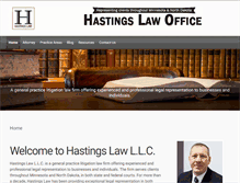 Tablet Screenshot of hastingslawmn.com